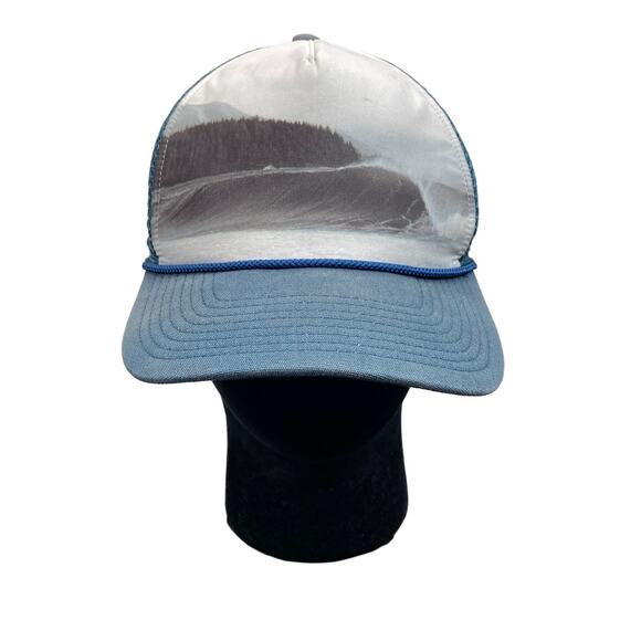 Rare Patagonia Interstate Wave Mesh Trucker Hat Snapback Gorpcore - Picture 1 of 9